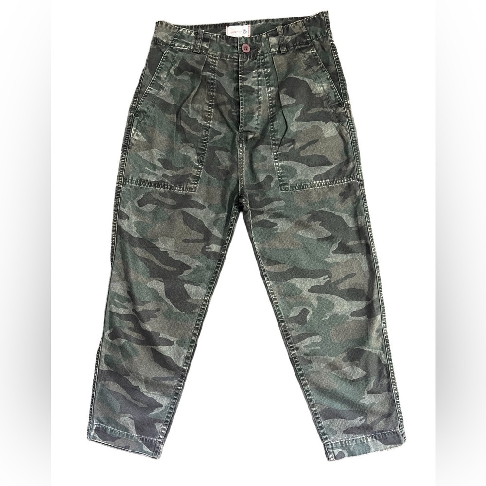 SUNDRY Women’s Camouflage Pocket Pant - Mineral Wash Charcoal - Size 29
